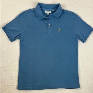 Lacoste Kids Blue Polo Shirt size 12